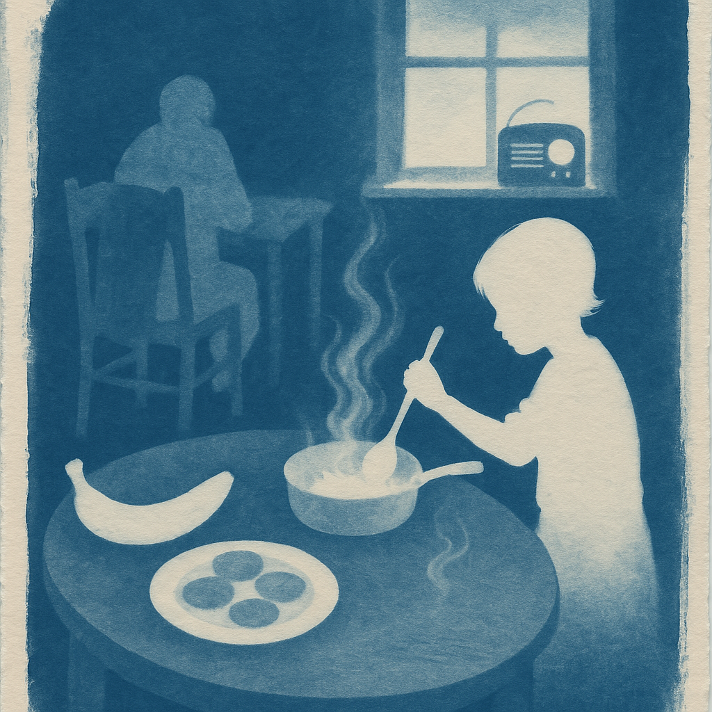 Grandma's kitchen on Sunday mornings